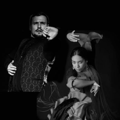Cuadro flamenco Las Tablas y Paco Hidalgo